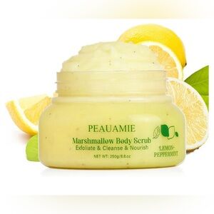 Peauamie Lemon + Peppermint Marshmallow Body Scrub NIP